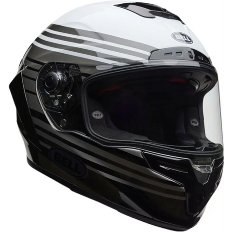 Casco Bell Race Star DLX Flex Dash White/Black