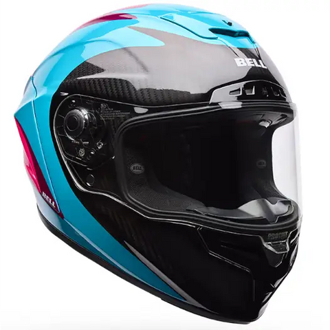 Casco Bell Race Star DLX Flex Green/Pink Fluid