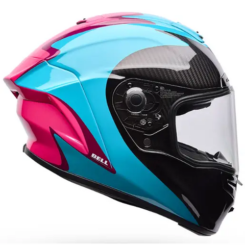 Casco Bell Race Star DLX Flex Green/Pink Fluid