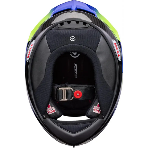 Casco Bell Race Star DLX Flex Grid Blue/Yellow