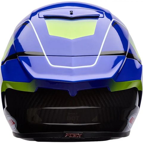 Casco Bell Race Star DLX Flex Grid Blue/Yellow
