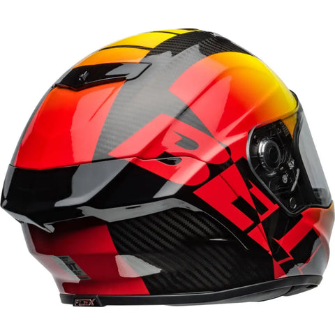 Casco Bell Race Star DLX Flex Offset Gloss Black/Red
