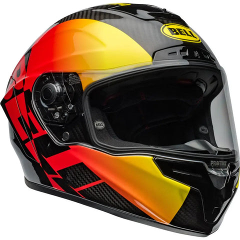 Casco Bell Race Star DLX Flex Offset Gloss Black/Red