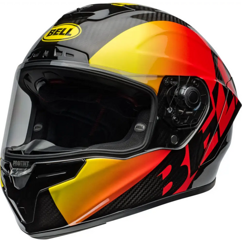 Casco Bell Race Star DLX Flex Offset Gloss Black/Red