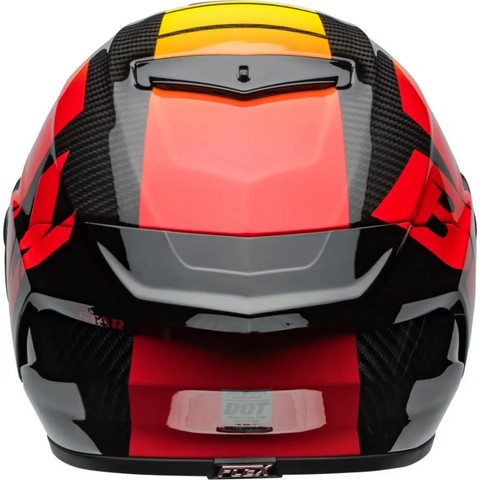 Casco Bell Race Star DLX Flex Offset Gloss Black/Red