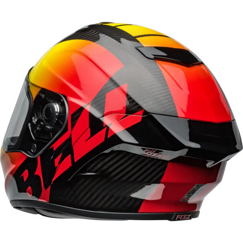 Casco Bell Race Star DLX Flex Offset Gloss Black/Red