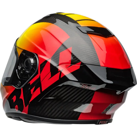 Casco Bell Race Star DLX Flex Offset Gloss Black/Red