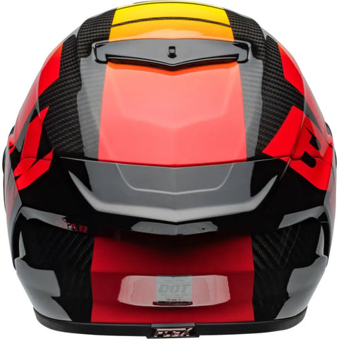 Casco Bell Race Star DLX Flex Offset Gloss Black/Red