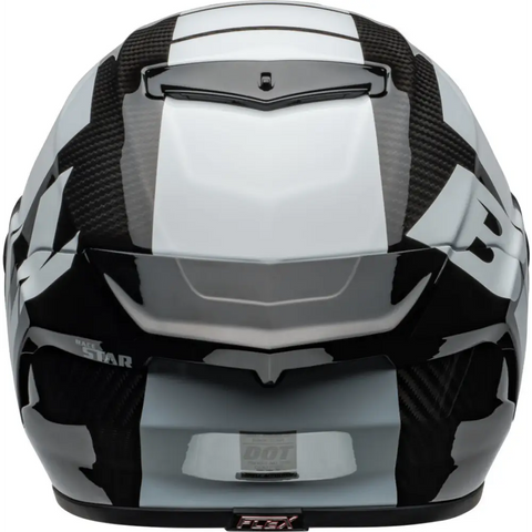 Casco Bell Race Star DLX Flex Offset Gloss Black/White