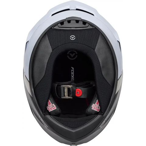 Casco Bell Race Star DLX Flex Strike Silver/White