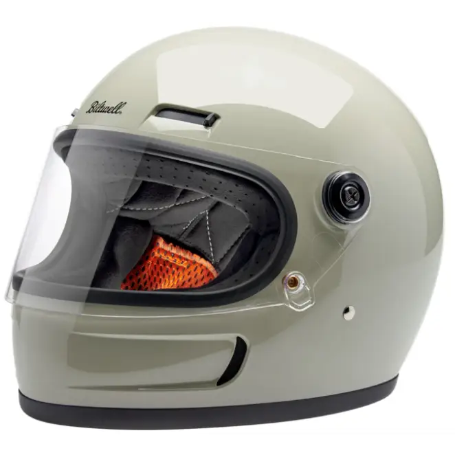 Casco Biltwell Gringo SV ECE 22.06 Gloss Chalk Gray