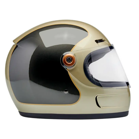 Casco Biltwell Gringo SV ECE 22.06, Gloss Metallic Champagne/Charcoal