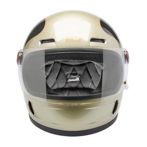 Casco Biltwell Gringo SV ECE 22.06, Gloss Metallic Champagne/Charcoal