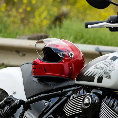 Casco Biltwell Lane Splitter ECE 22.06, Metallic Cherry Red