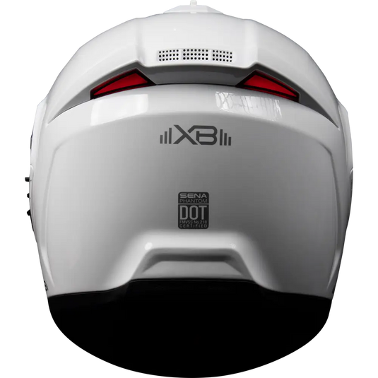 Casco Bluetooth Sena Phantom XB Glossy White
