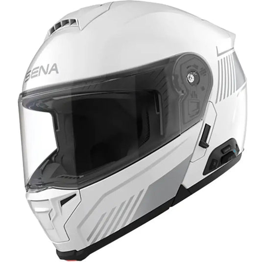 Casco Bluetooth Sena Specter Glossy White