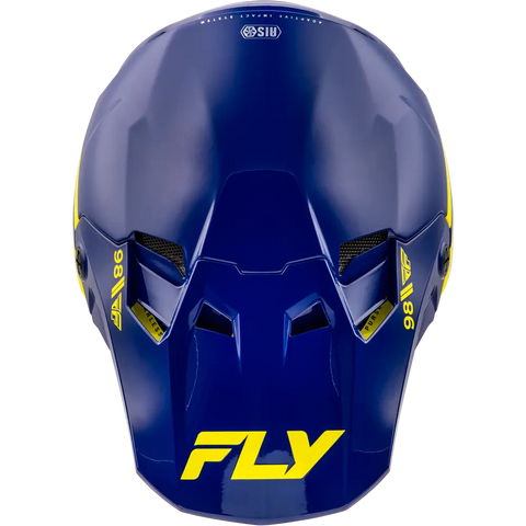 Casco Fly Racing Formula CC Objective Navy/Yellow