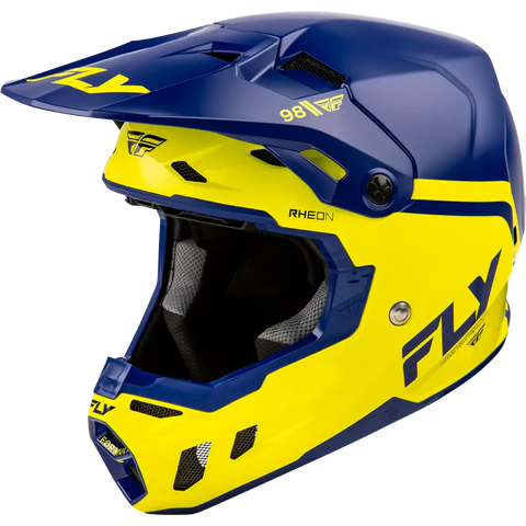 Casco Fly Racing Formula CC Objective Navy/Yellow