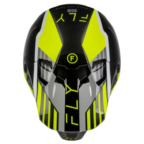 Casco Fly Racing Formula CC Strike Grey/Black/Hi-Vis Yellow