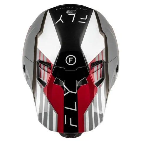Casco Fly Racing Formula CC Strike Grey/Red/Black/White