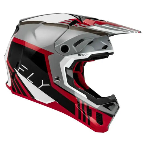 Casco Fly Racing Formula CC Strike Grey/Red/Black/White