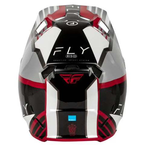 Casco Fly Racing Formula CC Strike Grey/Red/Black/White