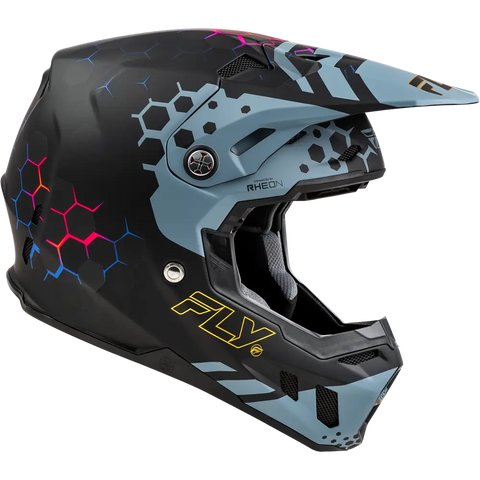 Casco Fly Racing Formula CC Tektonic Matte Black/Slate/Blue