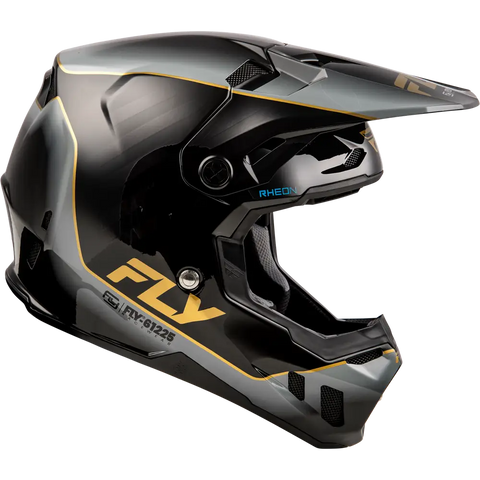 Casco Fly Racing Formula CC Underglow Black/Grey/Gold