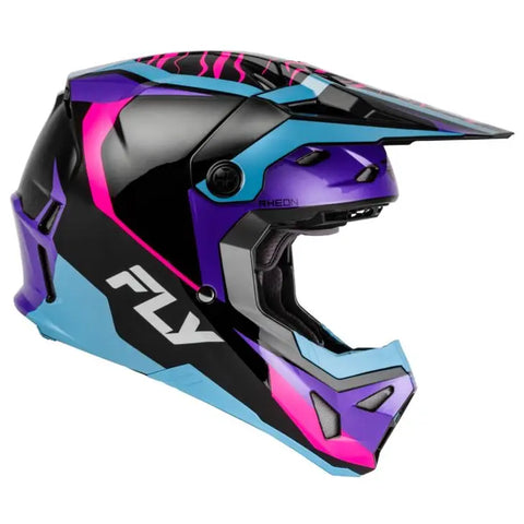 Casco Fly Racing Formula CP Charge Black/Purple/Pink/Blue