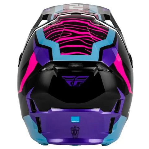 Casco Fly Racing Formula CP Charge Black/Purple/Pink/Blue