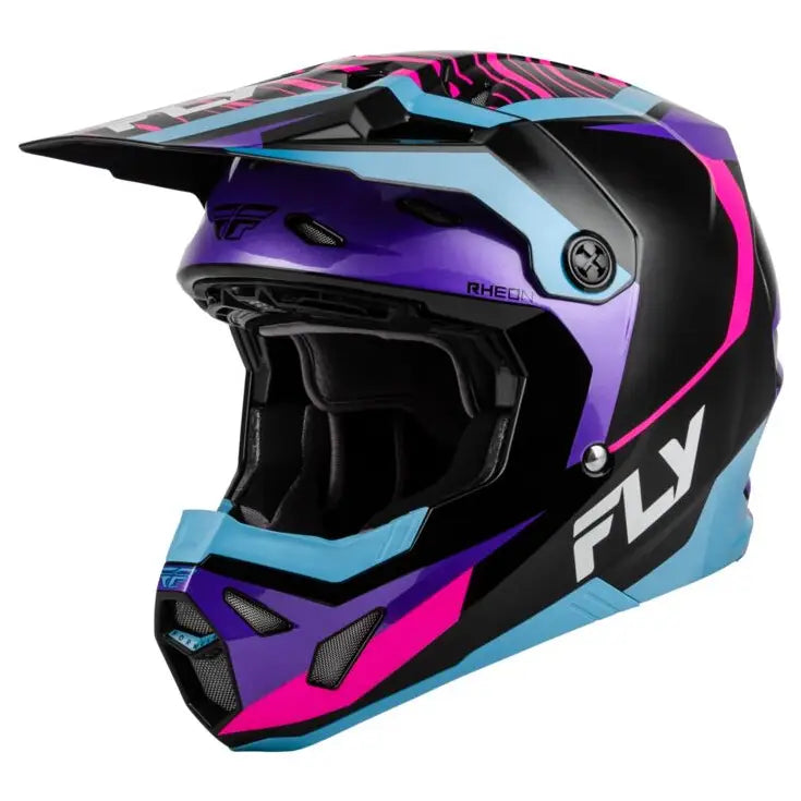 Casco Fly Racing Formula CP Charge Black/Purple/Pink/Blue