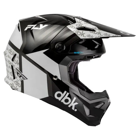 Casco Fly Racing Formula CP DBK Black/White/Grey