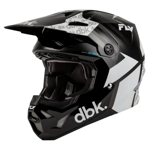 Casco Fly Racing Formula CP DBK Black/White/Grey