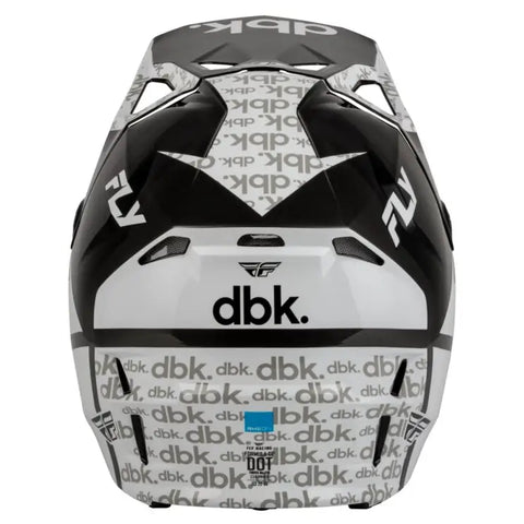 Casco Fly Racing Formula CP DBK Black/White/Grey