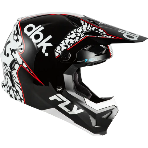 Casco Fly Racing Formula CP DBK Black/White/Red