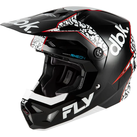 Casco Fly Racing Formula CP DBK Black/White/Red