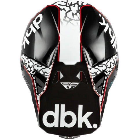 Casco Fly Racing Formula CP DBK Black/White/Red