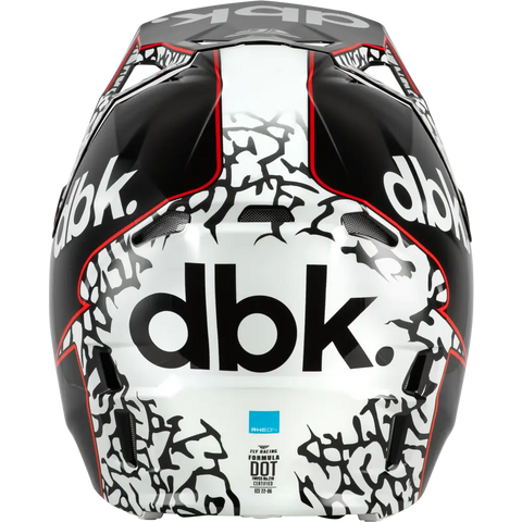 Casco Fly Racing Formula CP DBK Black/White/Red
