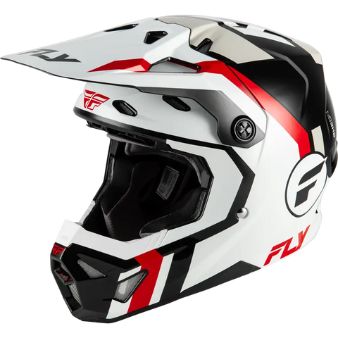 Casco Fly Racing Formula CP Seal White/Black/Red