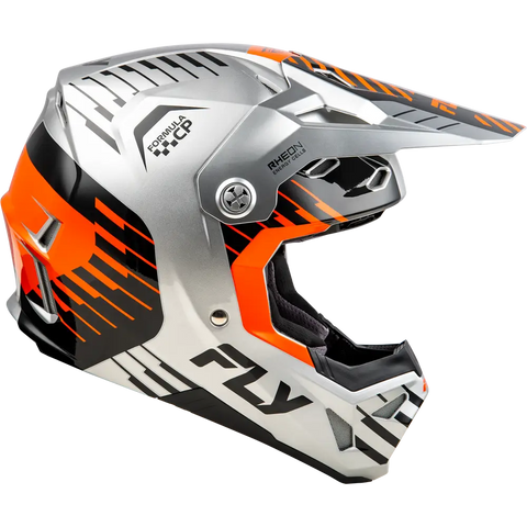 Casco Fly Racing Formula CP Slice Grey/Orange/Black