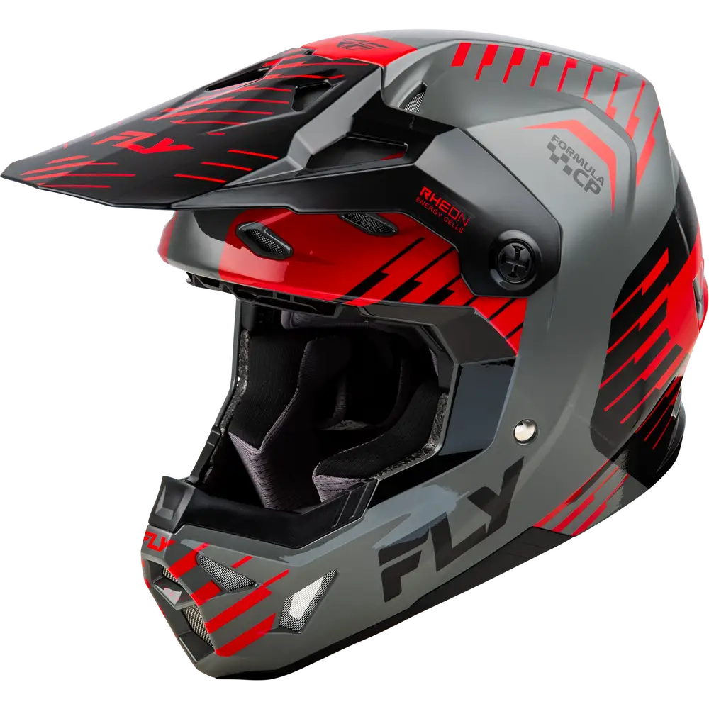 Casco Fly Racing Formula CP Slice Grey/Red/Black
