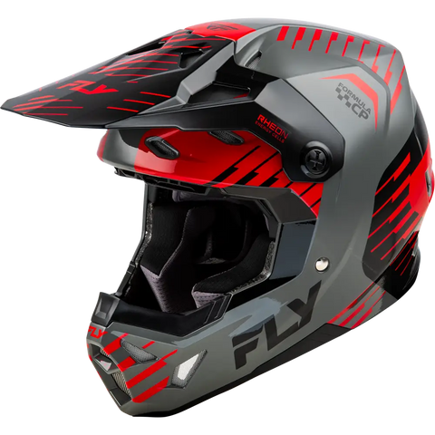 Casco Fly Racing Formula CP Slice Grey/Red/Black