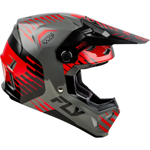 Casco Fly Racing Formula CP Slice Grey/Red/Black