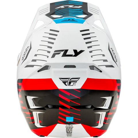 Casco Fly Racing Formula CP Slice White/Red/Cyan