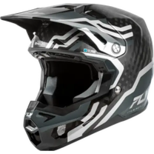 Casco Fly Racing Formula S Carbon Byte Black Carbon/Grey/Silver