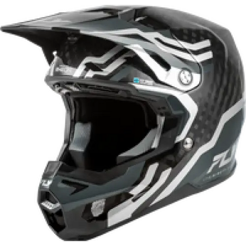 Casco Fly Racing Formula S Carbon Byte Black Carbon/Grey/Silver