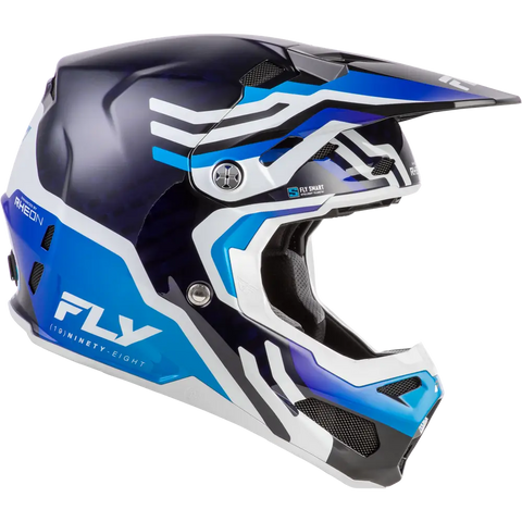 Casco Fly Racing Formula S Carbon Byte Blue Carbon/Blue/White
