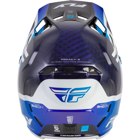 Casco Fly Racing Formula S Carbon Byte Blue Carbon/Blue/White