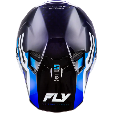 Casco Fly Racing Formula S Carbon Byte Blue Carbon/Blue/White