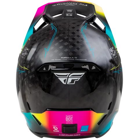 Casco Fly Racing Formula S Carbon Legacy Black/Electric Blue/Fuchsia